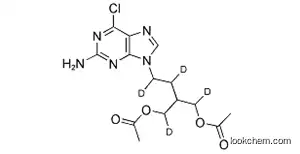 9-(4-ACETOXY-3-ACETOXYMETHYLBUTYL)-2-AMINO-6-CHLOROPURINE-D4